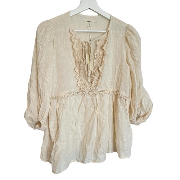 NWT Max Studio Boho Top - Picture 1 of 9
